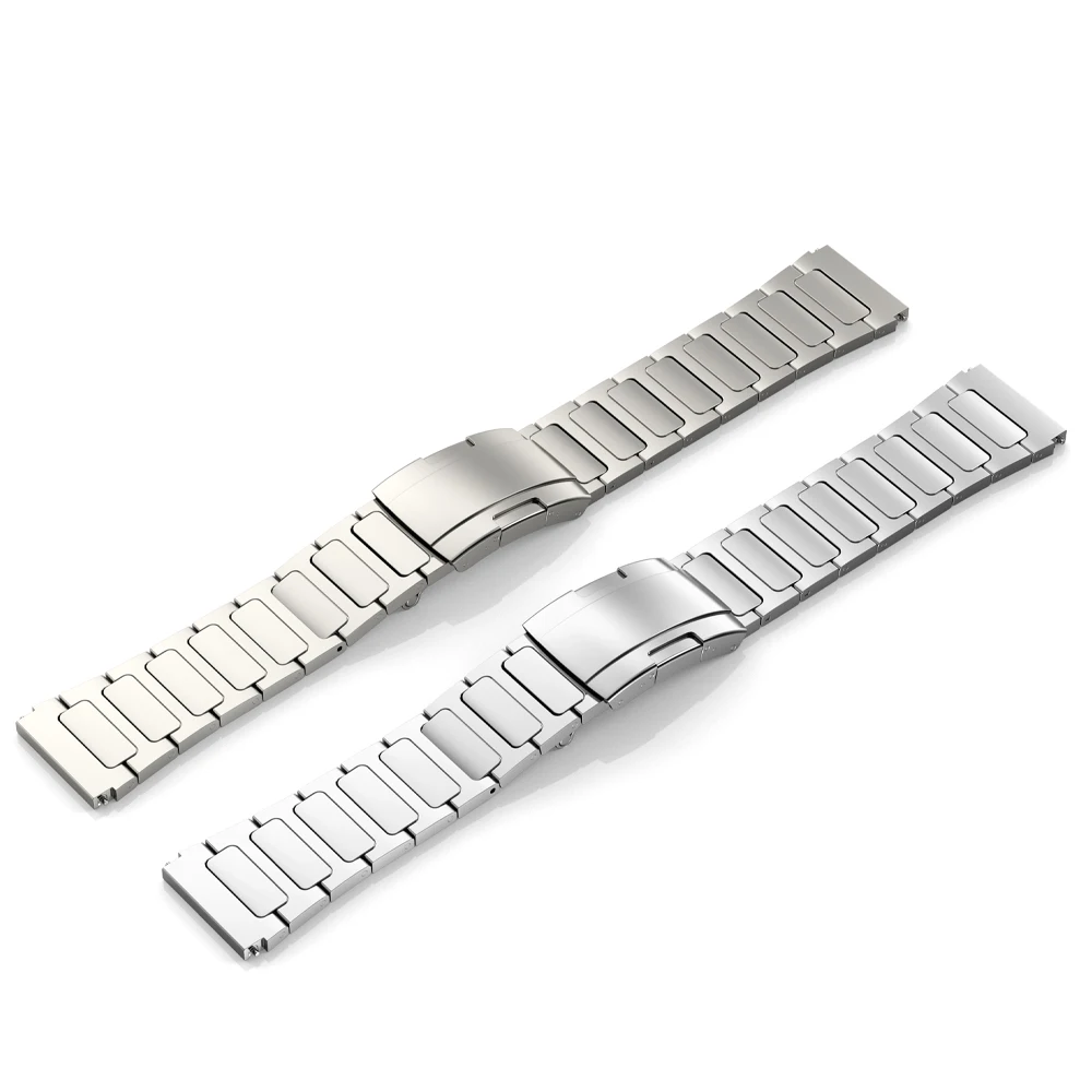 22mm Titanium Metal Strap For Xiaomi Watch S1 Pro/Active Solid Link Bracelet For Mi Watch S2/Watch color Watch Band Accessories