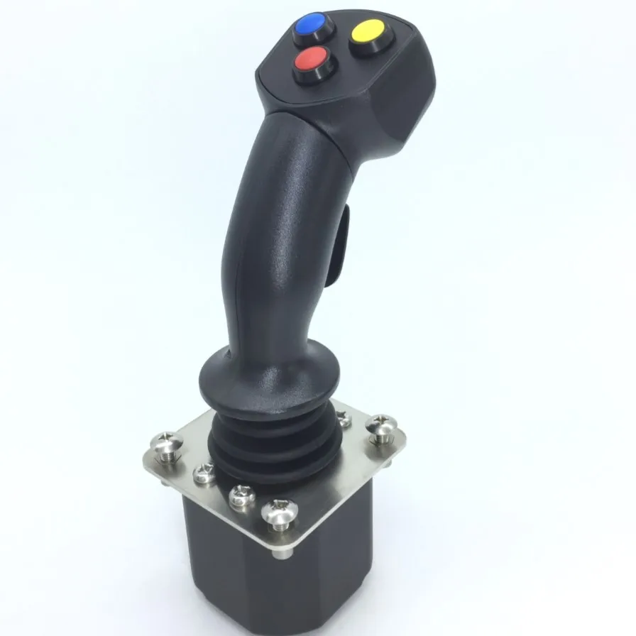 

Smc61a3 Button Hand-Held Single-Axis Push Rod Operating Handle Joystick Controller Tram