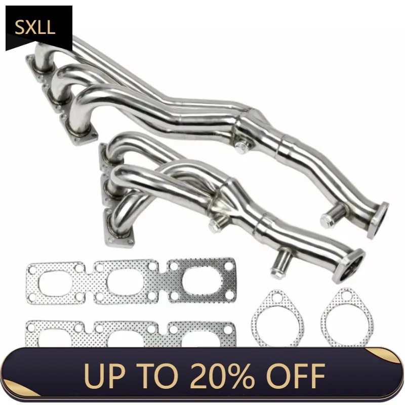 SXLL E46 325i 330i Z3 Z4 00-04 رأس مشعب العادم من الفولاذ المقاوم للصدأ عالي الأداء؛ M52-E46 M52TU E46/Z3 LHD #1