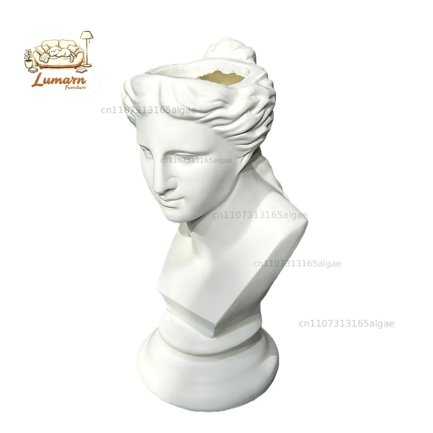 Light luxury French Venus avatar flower pot high-end resin craft model house soft decoration art flower arrangement