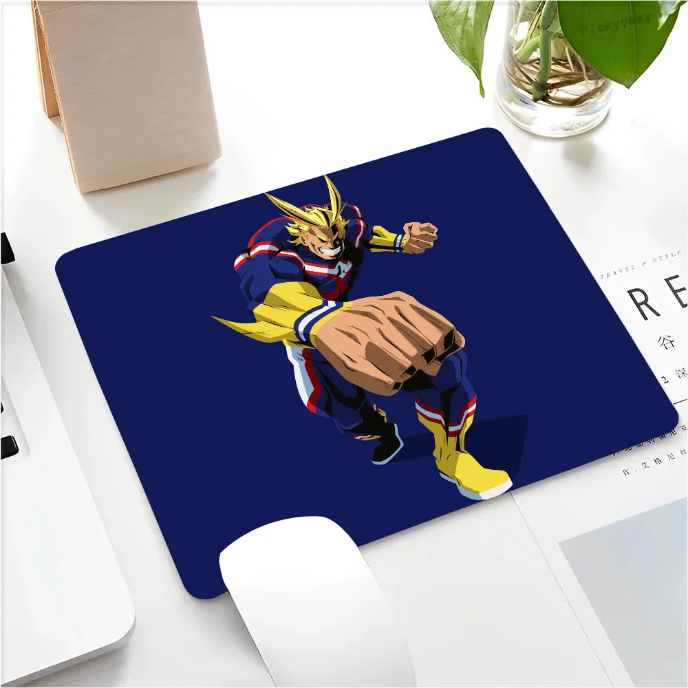 All Might My Hero Academia Japanese Anime Mousepad Small LockEdge Mouse Pad For Gamers Computer Desk Pad Anti-slip Rubber