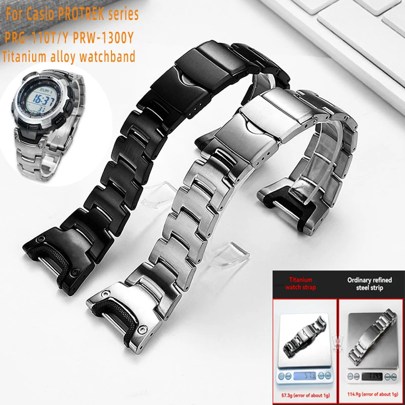 prg-110t-y-pulseira-de-liga-de-titanio-de-alta-qualidade-para-casio-protrek-serie-prw-1300y-pulseira-de-relogio-de-metal-de-titanio-pulseira-masculina