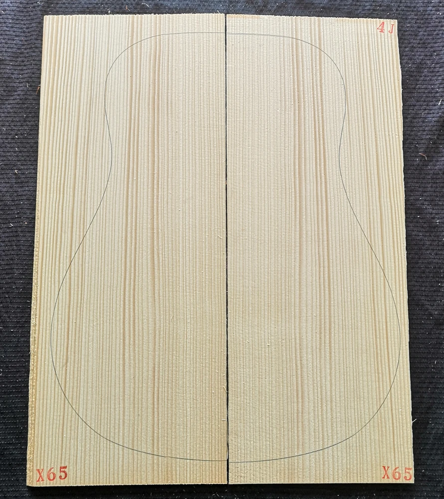 Specially priced 4th level German guitar spruce panel Alpine production full single board professional guitar material