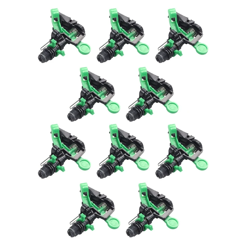 

10X Garden Lawn Irrigation Tools Durable Garden Sprinklers Rotating Spray Nozzle Plant Watering Drippers Sprinkler