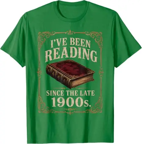 Ich habe seit den späten 1900er Jahren gerne gelesen - Lustiges Buchliebhaber-T-Shirt Y2K Vintage Reader Grafik-Spruch-T-Shirt Kleidung für Frauen Männer Geschenk – Detail 11