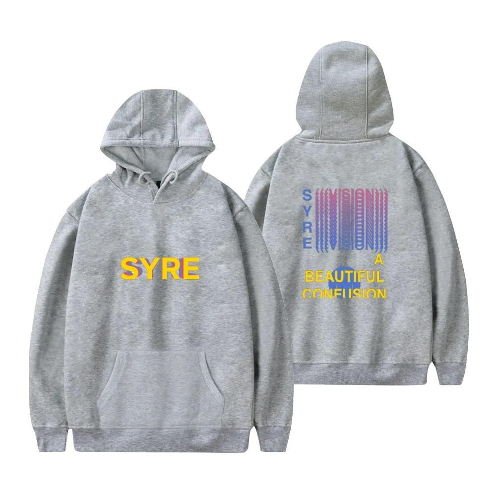 Novelty Jaden Smith Merch SYRE Hoodie Unisex Long Sleeve Pullover Sweatshirt Women Men's Hoodie 90s Pop Hip Hop Harajuku Youthf