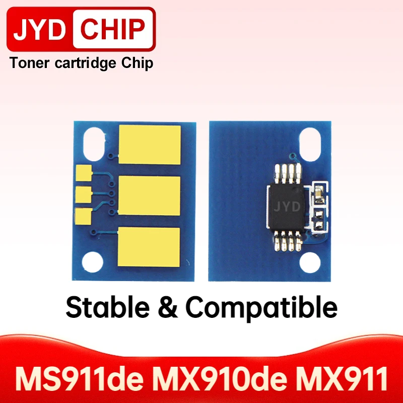 MS911de MX910de Toner Chip MS911 MX910 Cartridge Chip Reset 64G0H00 54G0H00 for Lexmark MX911 MX912 Imaging Drum Unit 54G0P00