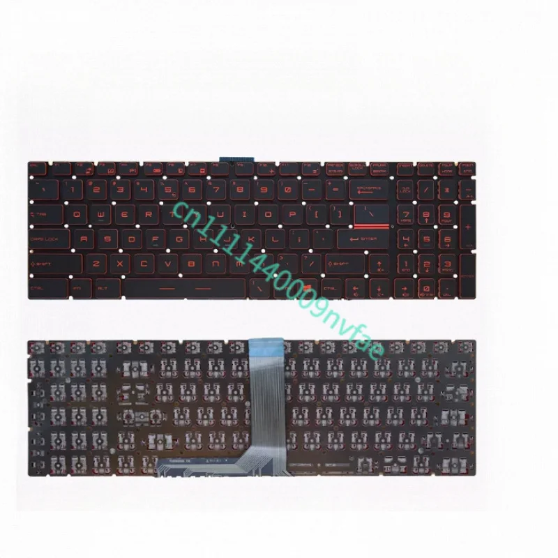 US Laptop Keyboard For MSI GL62VR GP62M GL72M GT76 GE63VR GT72VR MS-16J2 16J3 16J4 16H5 16H4 16J6 1799 1796 16J9 1792 1791 0.3