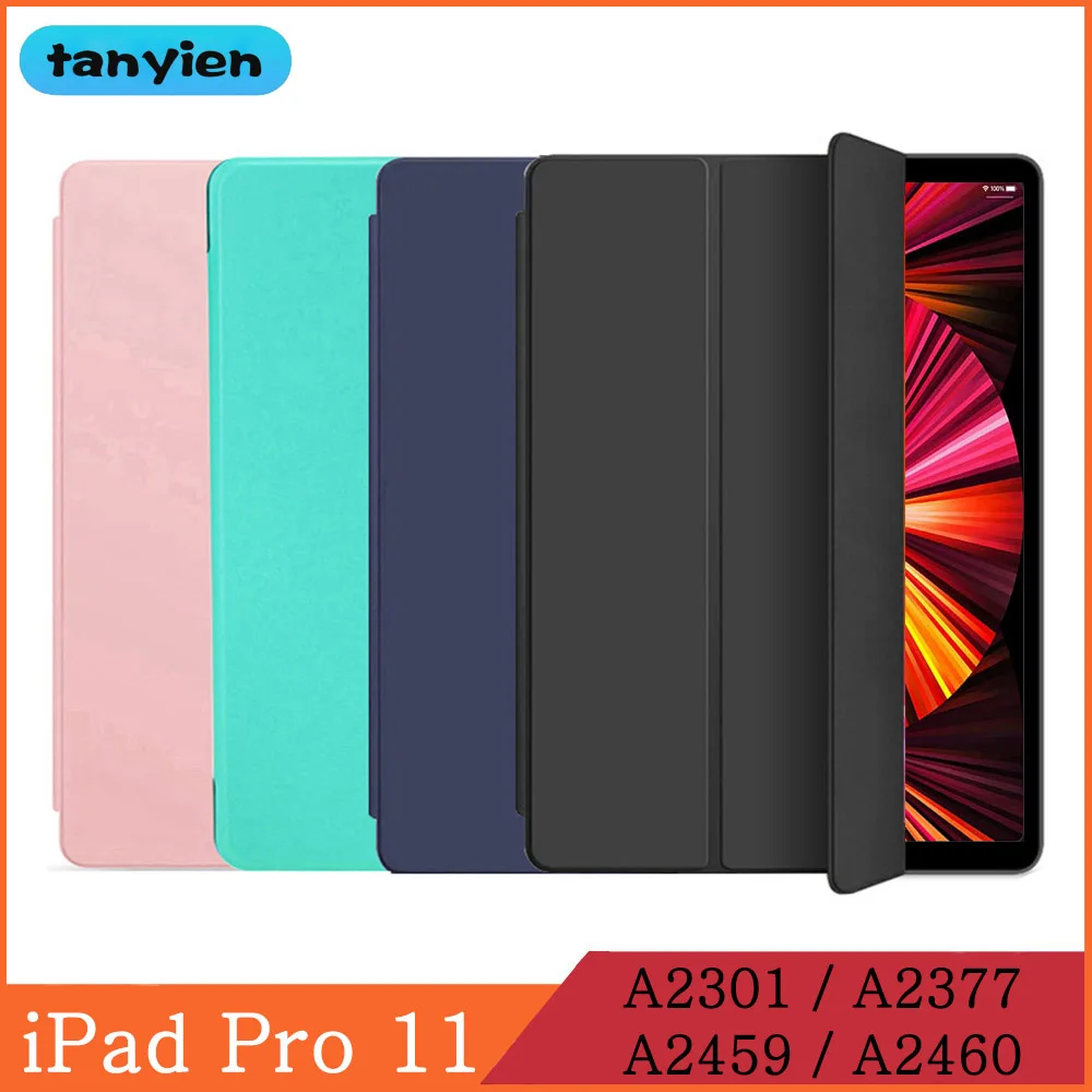 

For iPad Pro 11 2021 A2301 A2377 A2459 Trifold Magnetic Tablet Case For Apple iPad Pro 11 3th Generation Stand Flip Smart Cover