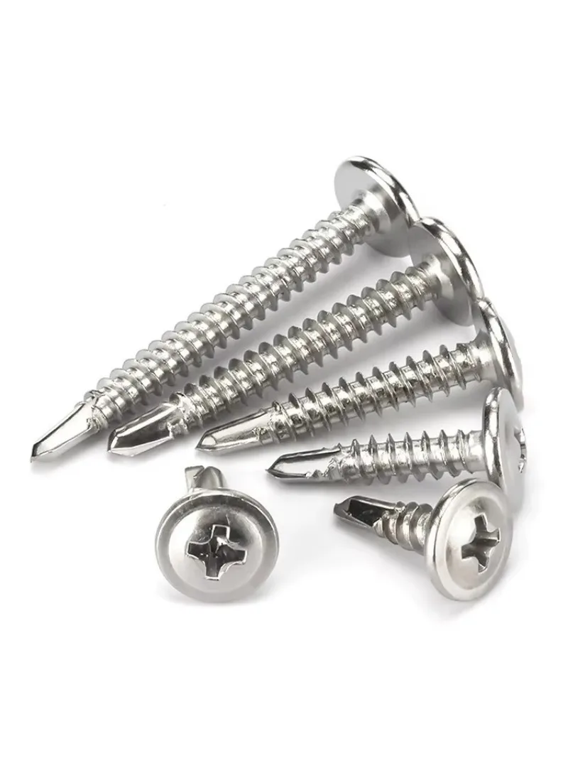 Vite in acciaio inossidabile 410 Vite autoperforante M4.2 M4.8 Vite a testa di traliccio