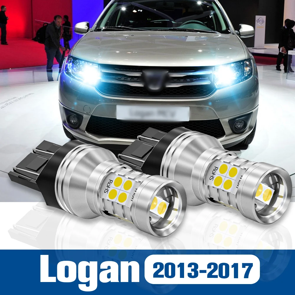 

2pcs LED Daytime Running Light DRL Lamp Accessories Canbus For Dacia Logan 2 2013 2014 2015 2016 2017