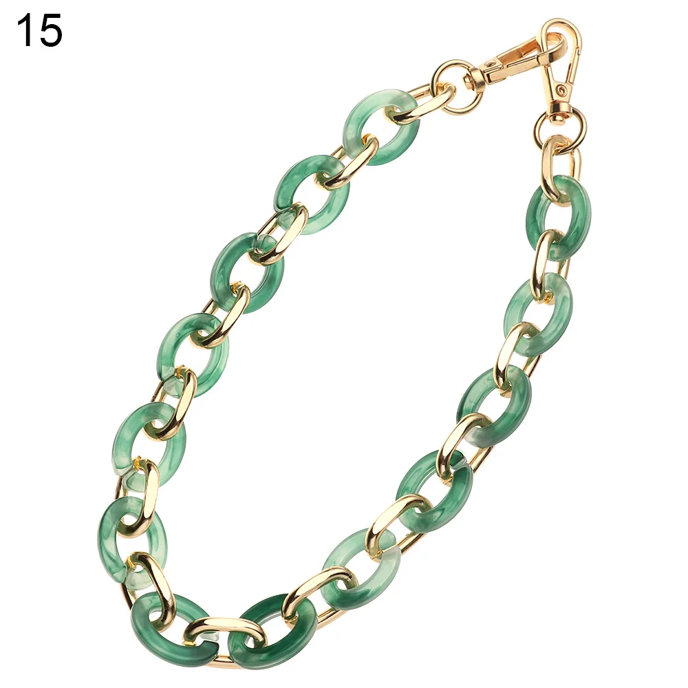 

Bags Accessories Acrylic Resin Replaceable Shoulder Bag Accessories Purse Chain Handbag Bag Straps Bag Chain