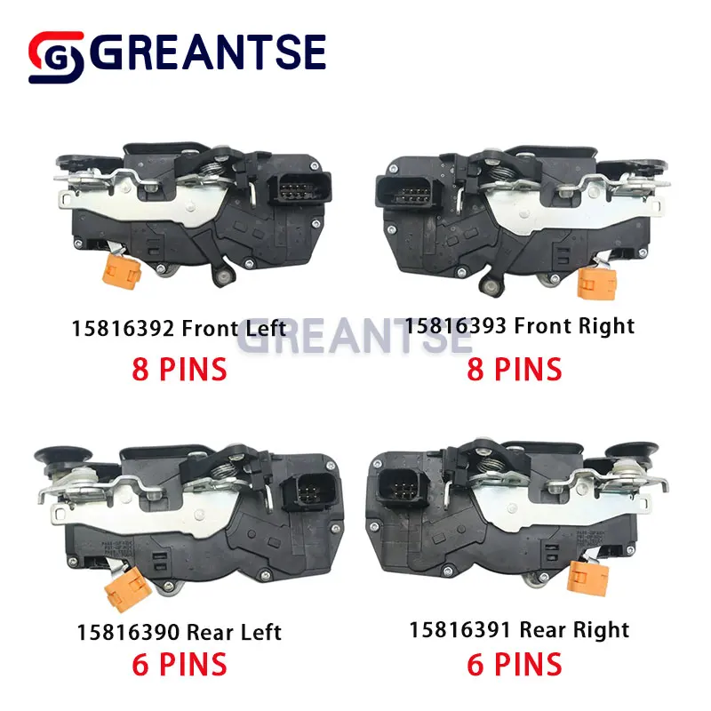 15816392 15816393 15816390 15816391 New Front Rear Left Right Door Lock Actuator For Hummer H2 2003 2004 2005 2006 2007