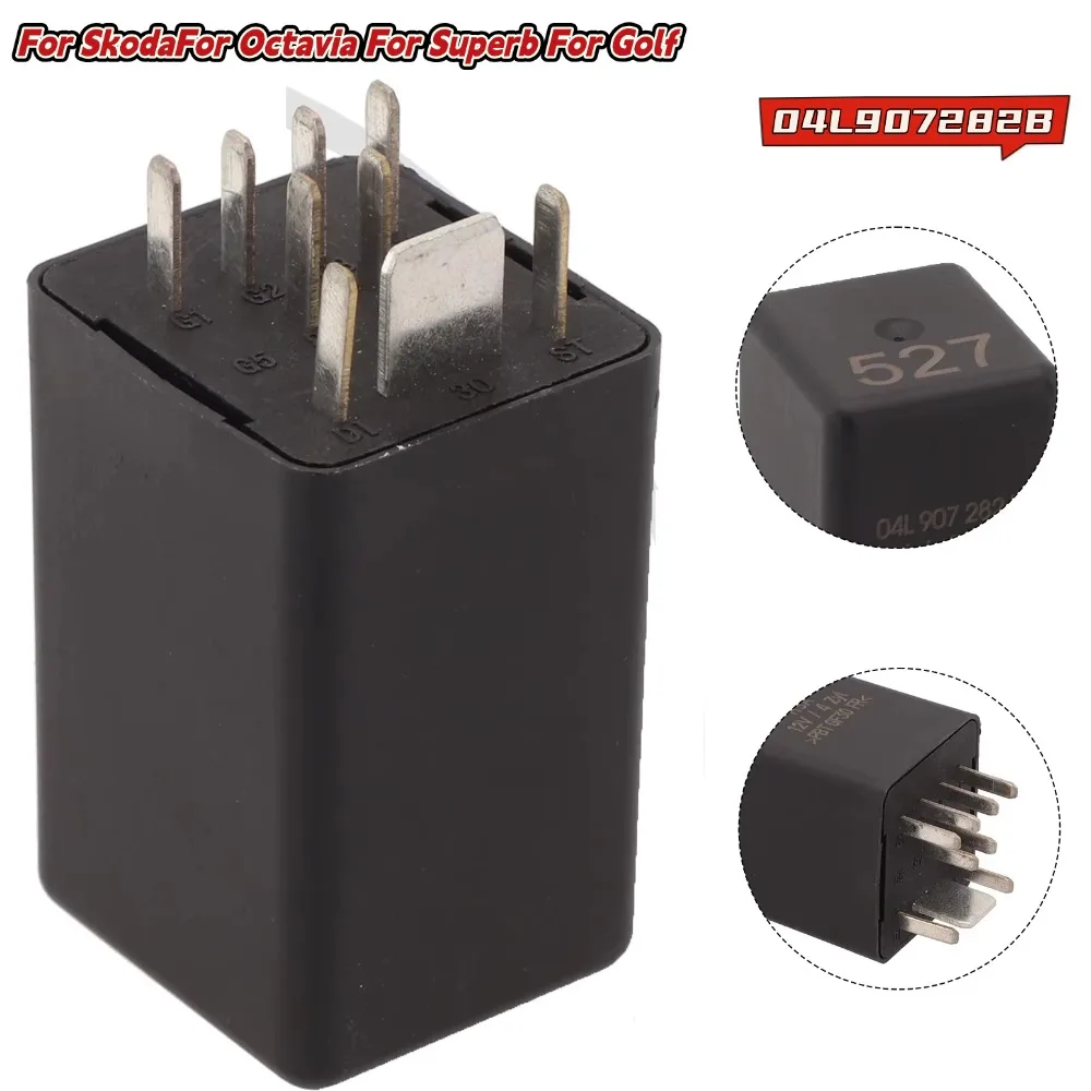 Glow Heater Relay 04L907282B Preheating Control Unit For Audi For VW For Skoda Seat 1.6 2.0 -TDI Diesel Direct Replacement