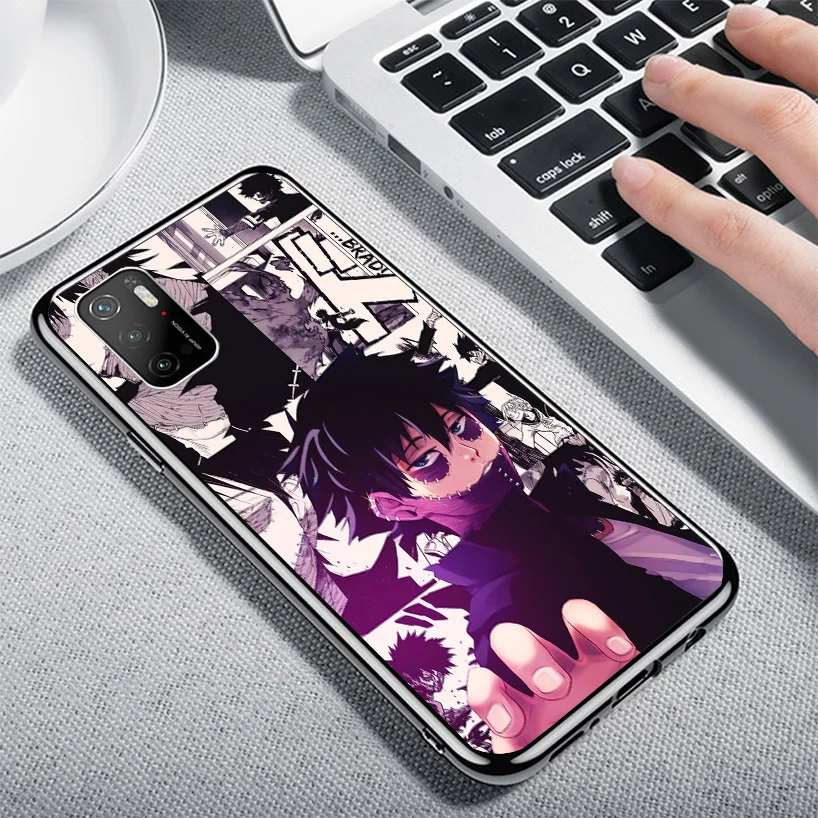 My Hero Dabi Bnha Phone Case For Xiaomi Poco X6 X5 X4 X3 Nfc F6 F5 Pro F4 Gt F3 F2 F1 M5S M4 M3 Personalized Print Cover