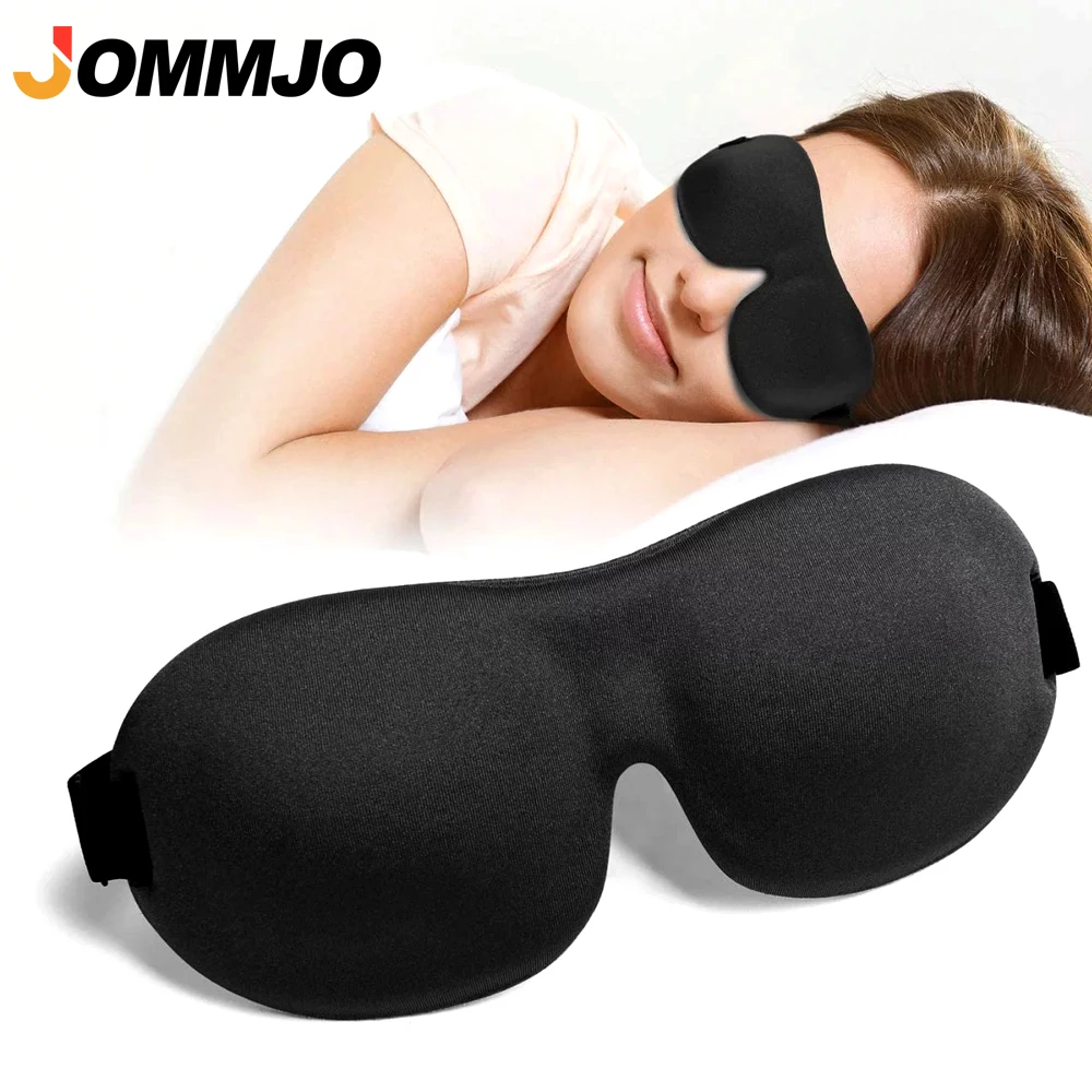 1Pcs Sleep Mask Pack,100% Light Blocking 3D Eye Masks for Sleeping, Ultra-Thin Sides for Side Sleeper, Blindfold for Men Women