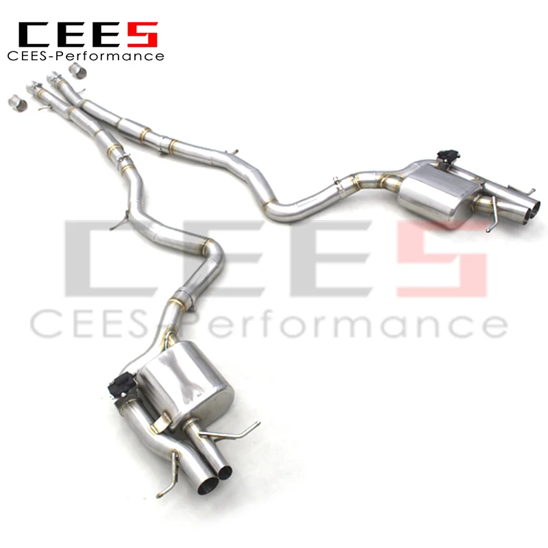 

CEES Catback Exhaust for Mercedes-Benz S560 W222 2018-2019 Stainless Steel Escape Exhaust Pipe Muffler Car Exhaust System