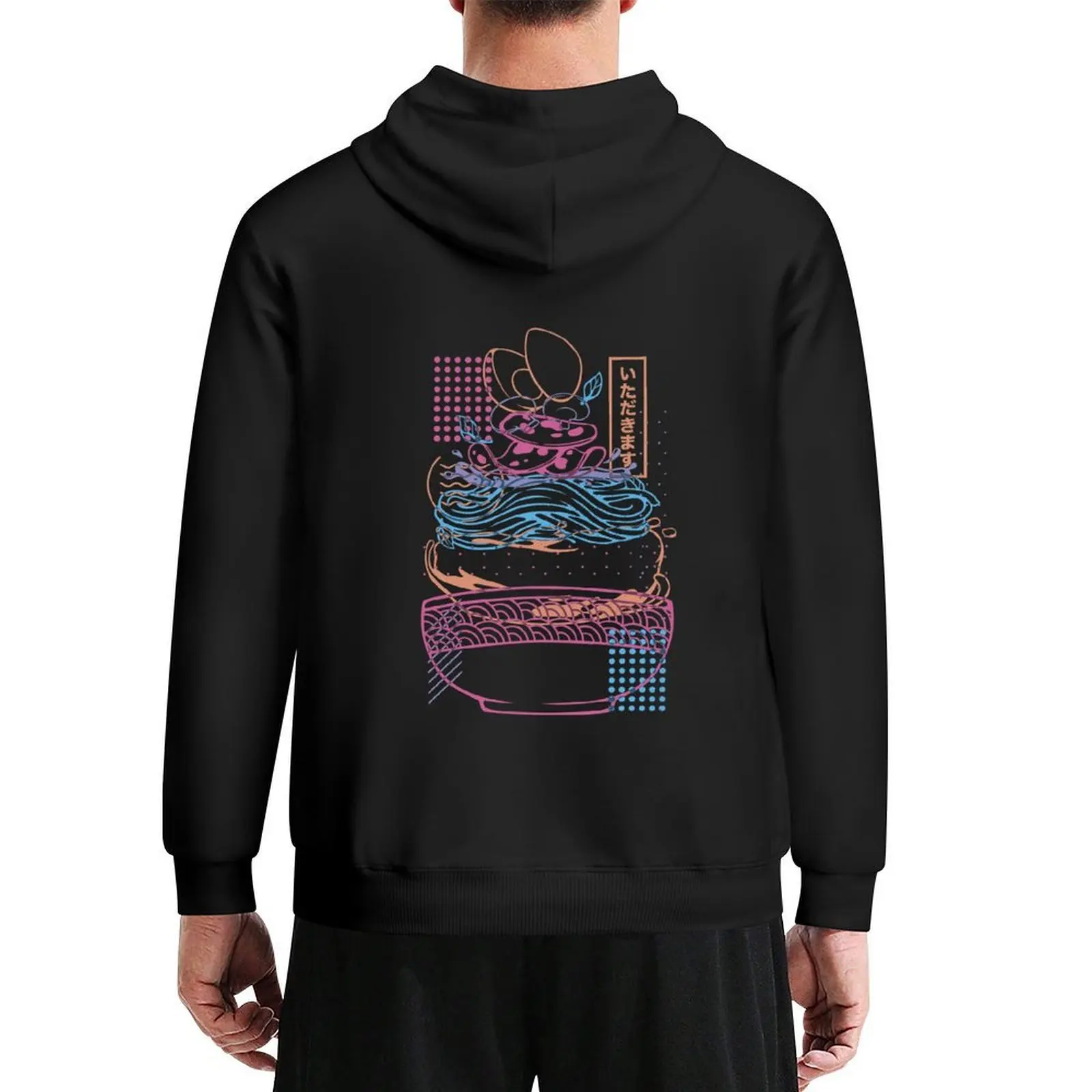 

Neon Sign Noodles Ramen by Tobe Fonseca Hoodie men clothes men's autumn clothes mens designer clothes oversized hoodie