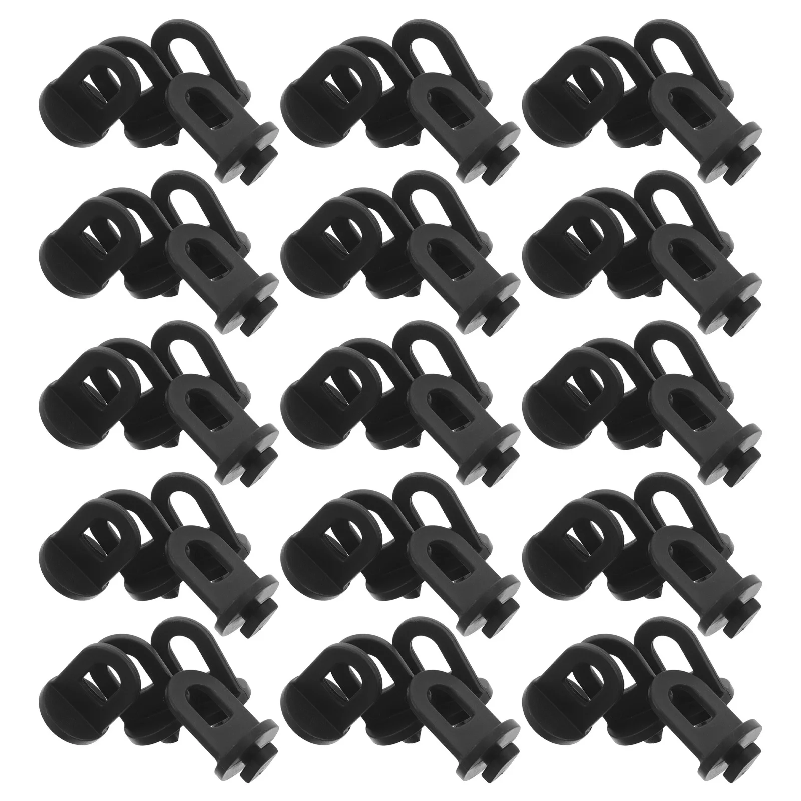 

100Pcs Greenhouse Sliding Track Clamps Heavy Duty Plastic Plant Support Clips Hanging Pots Garden Accessories Supplies