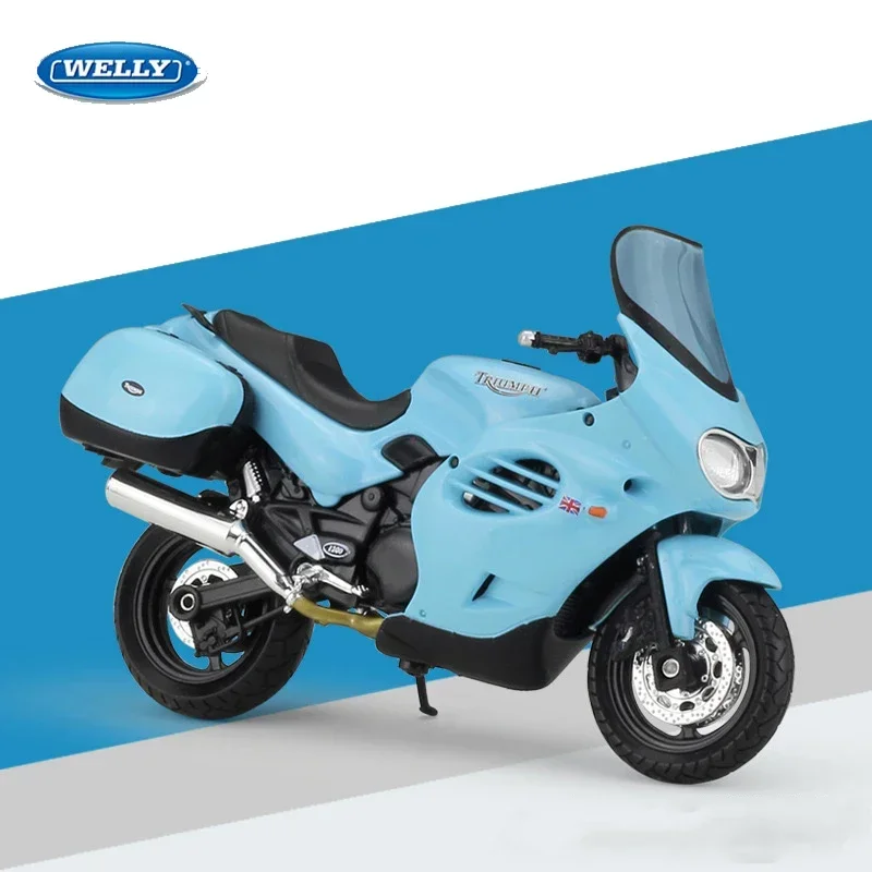 

WELLY 1:18 TRIUMPH 2002 Trophy Simulation Alloy Motorcycle Model - Suitable for Children's Toys and Collections