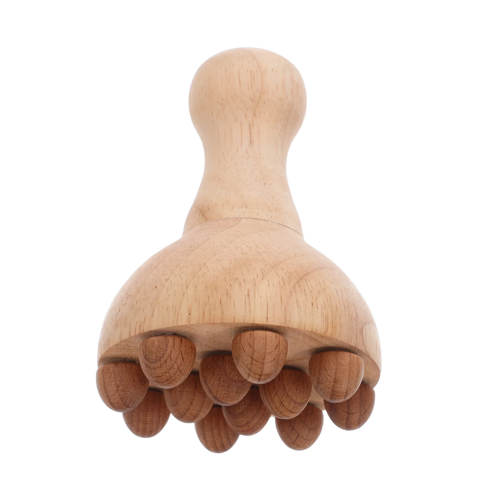 Natural Wood Massage Roller Stick Massager Ergonomic Design Manual Meridian Therapy Gua Sha Scalp Roller Portable