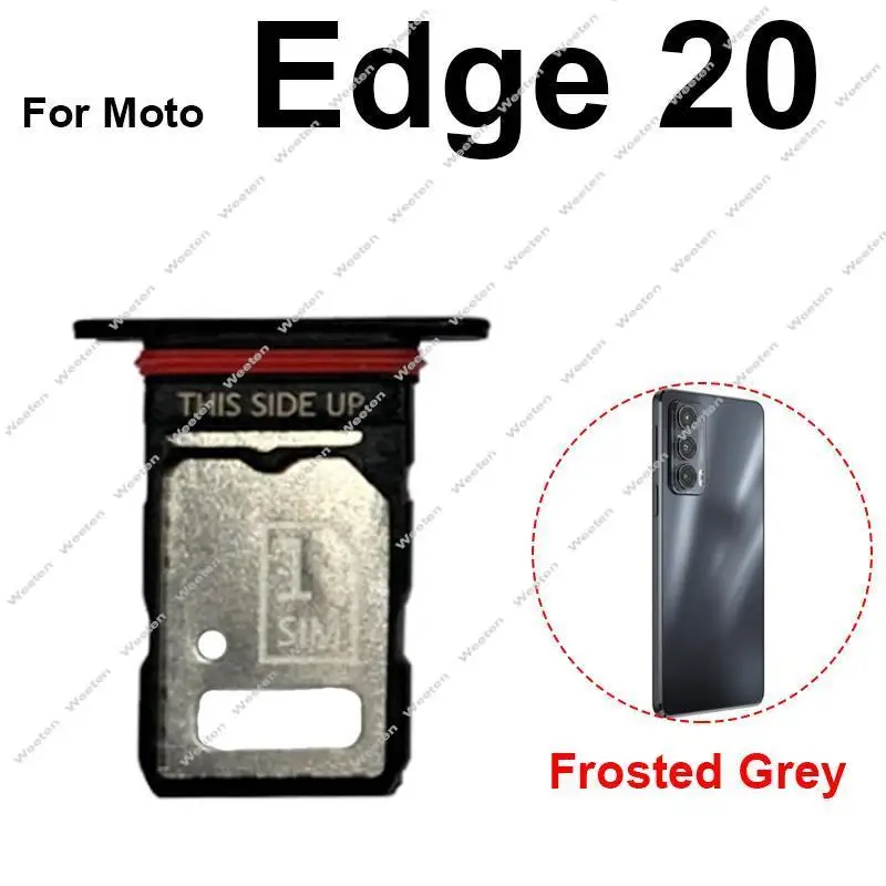 Sim Card Tray Slot For Motorola MOTO Edge 20 Pro 30 Pro S Pro 20 Lite Edge X30 SIM Card Holder  Card Reader Socket Adapter