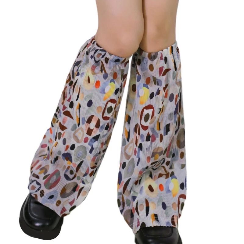 

Summer Leg Warmers Loose Boot Knee High Boot Stocking Knee-sock Foot Cover N7YF