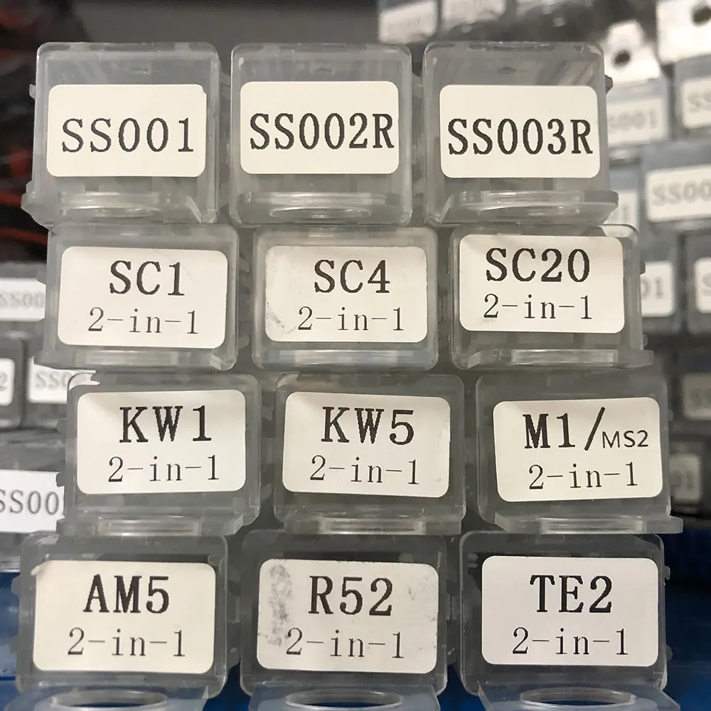 Lishi 2 w 1 narzędzie SS001 SS002 SS002R pro R52 KW1 KW5 SC1 SC4 SC20 M1/MS2 AM5 TE2 narzędzia ślusarskie do drzwi do domu zamków cywilnych