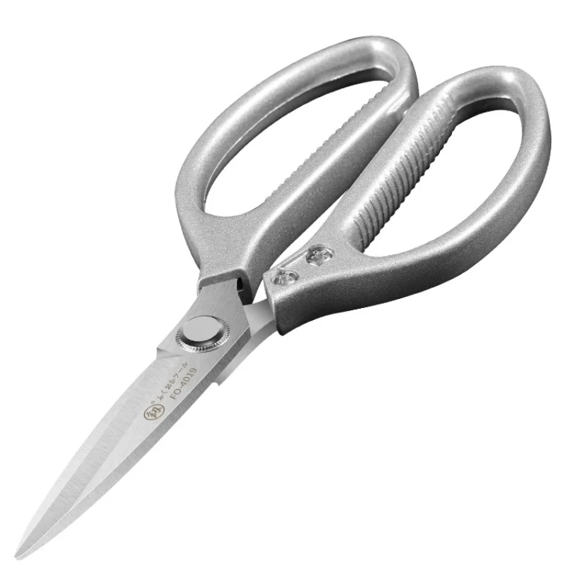 Stainless Steel Scissors Industrial Grade Large Leather Tailor Kitchen Chicken Bone Special Powerful Scissors Tool