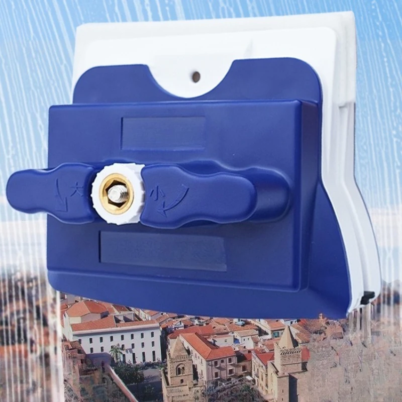 

Glass cleaning artifact household double-layer broken bridge aluminum three-layer double-sided high-rise cleaning housekeeping