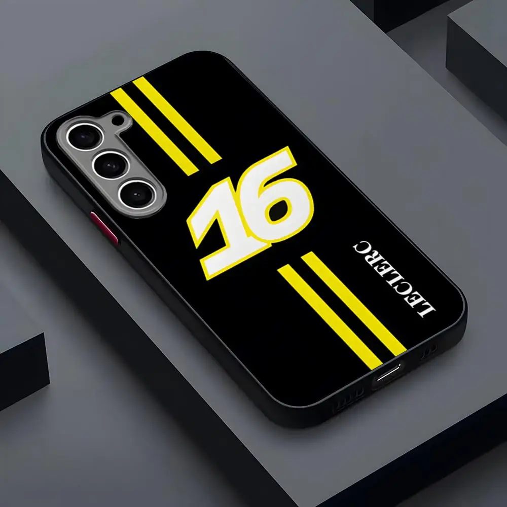 Charles Leclerc 16 Phone Case Matte Transparent For Samsung S25Plus S21fe S22 FE S23 Ultra S24 Plus S25 Luxury Back Cover
