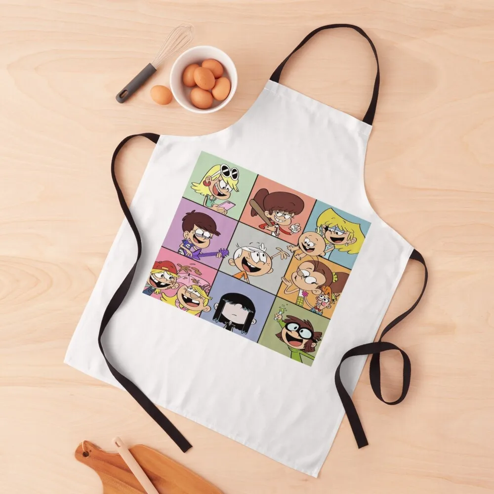 

The Loud House Apron for women with pocket Kitchen For Women Household Items Apron