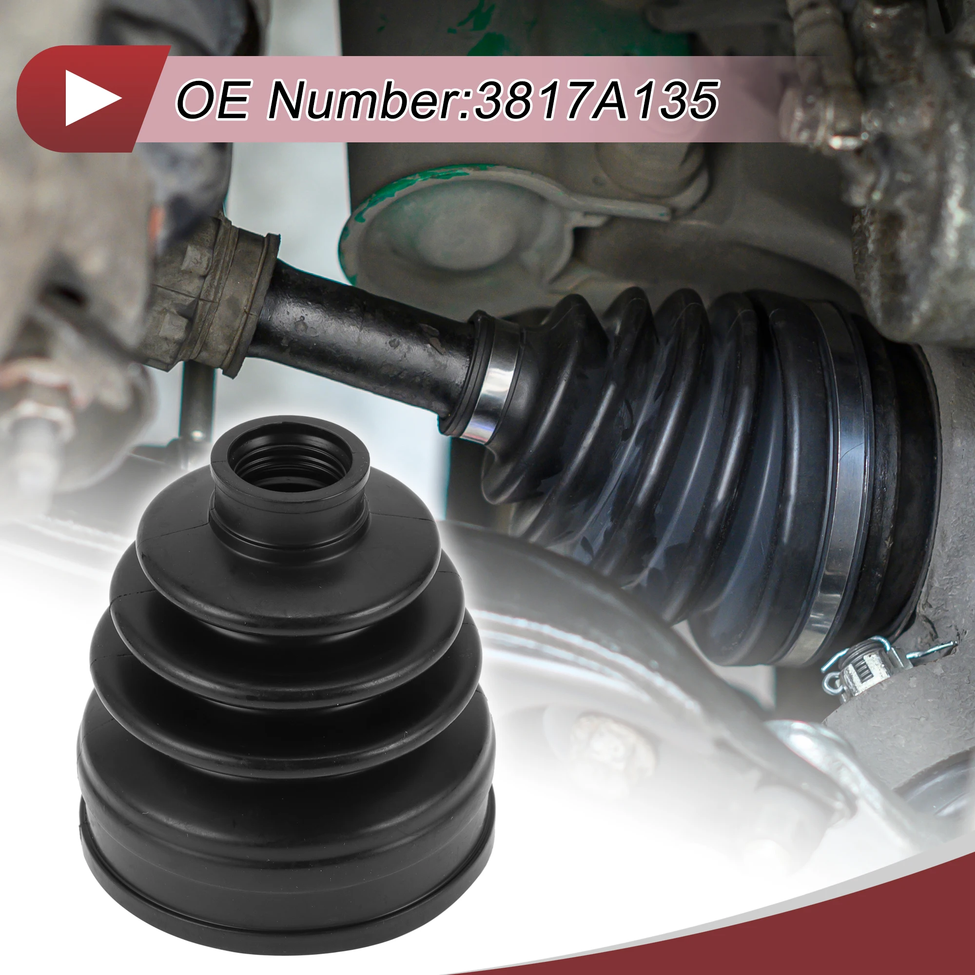 X autohaux 1 conjunto kit de inicialização conjunta cv para mitsubishi outlander sport 16-22 bota conjunta de velocidade constante interna com braçadeiras no.3817a135