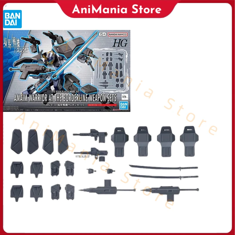 

Bandai Original Anime AMAIM WARRIOR AT THE BORDERLINE SET5 Action Figure Assembly Model Toys Gifts for Children
