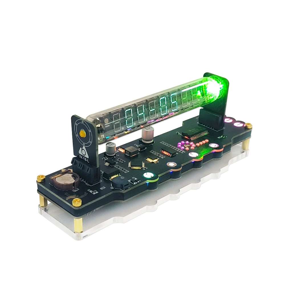 

Nixie Tube Clock Digital LED Clock Circuit Board Kit Table Decoration Date Time Display Nixie Tube Clock