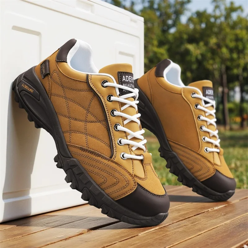Männer Casual Sneakers Schuhe Anti-slip Low-top Outdoor Sport Schuhe Männer Lace-up Flache Leichte Weiche Atmungsaktive wanderschuhe Männer