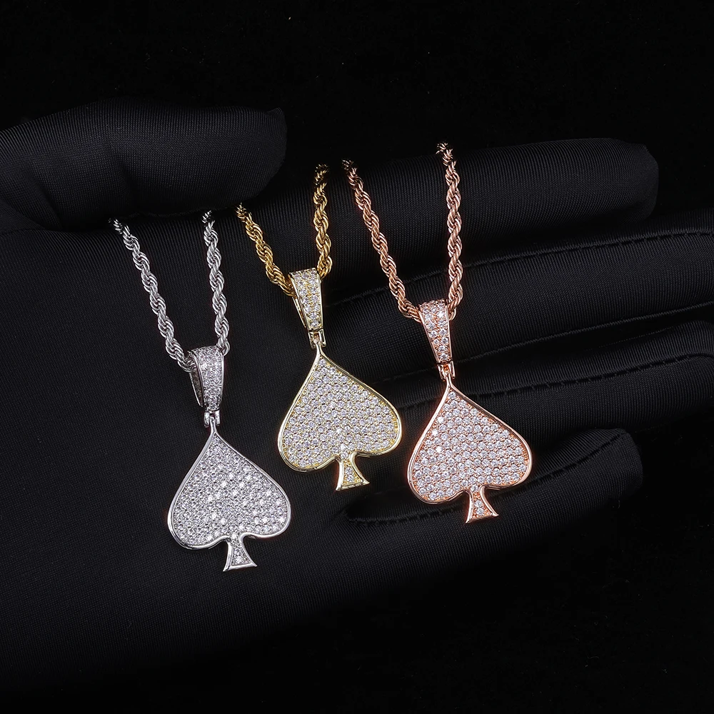 Wisiorek ESKEEm Iced Out VVS M – 925 Sterling Silver Chain Necklace Men recenzja i cena