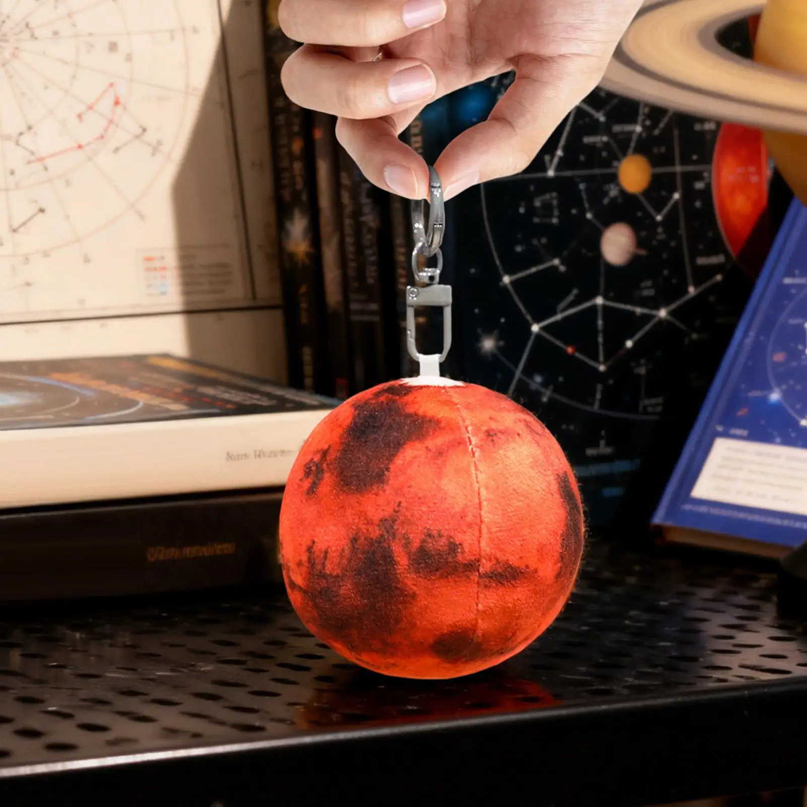 태양계 장식품 2.95인치 봉제 태양계 펜던트 플러시 행성 장식품 핸드백 동전 지갑 보석 가방 백팩용