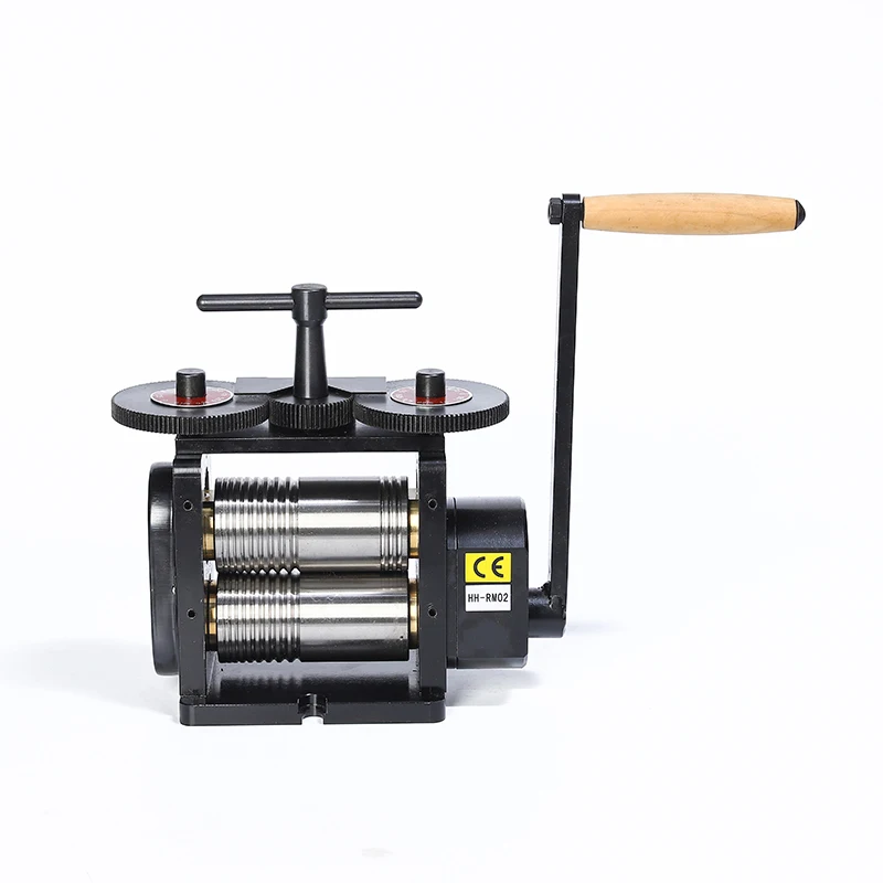 Heavy Duty 130mm Combination Manual Jewellery Steel Goldsmith Rolling Mill