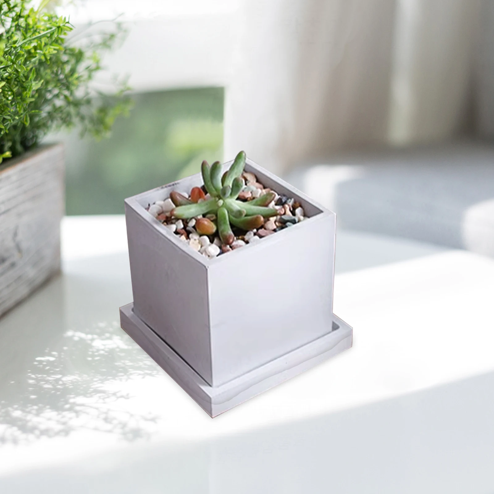 

Flower Pot Silicone Mold Vase Holder Making Planter Casting Concrete Crystal Epoxy