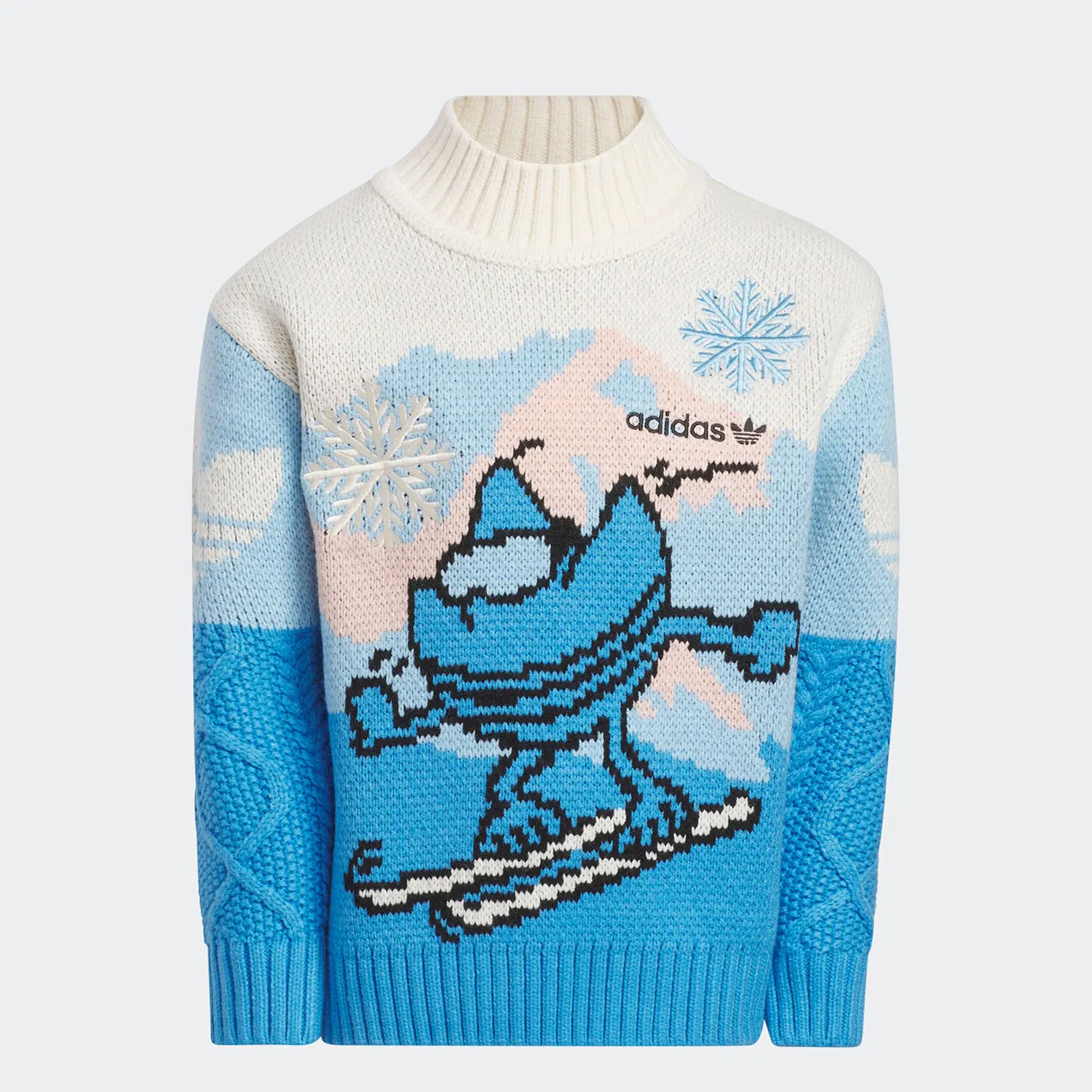 

Adidas Official Genuine Three Stripes Kids' Sports Cartoon Casual Knit Sweatshirt HZ9216