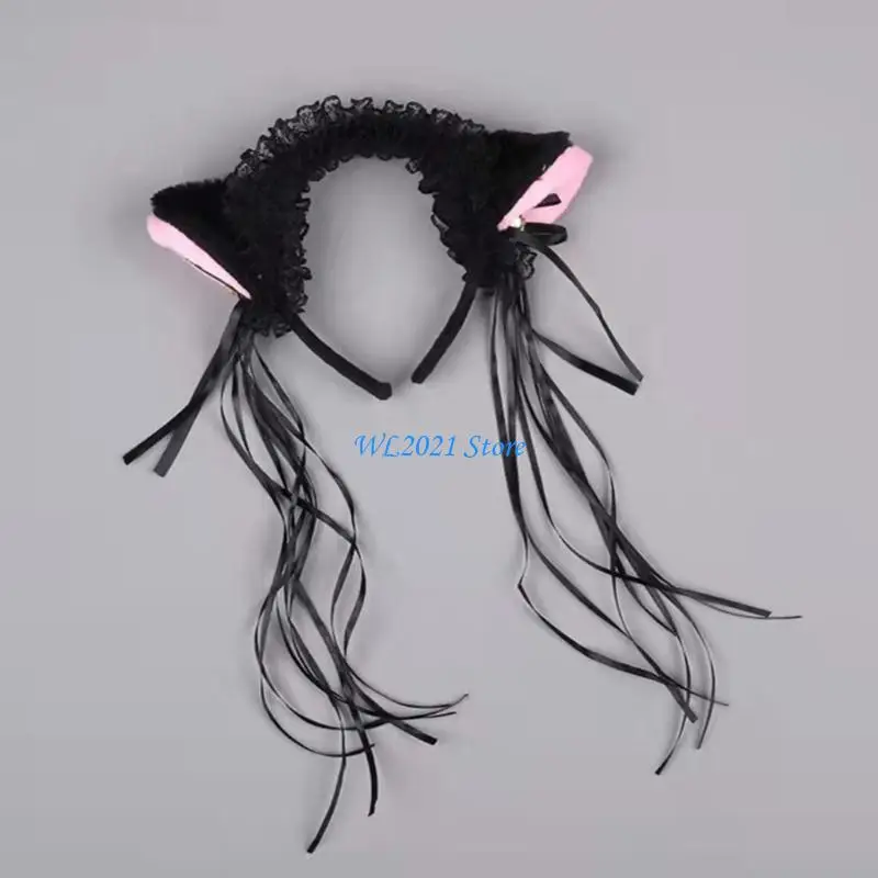 

G5GC котенок котенок формы уха/ кружевные манжеты/ хвост/ кокер на Хэллоуин Косплей костюм