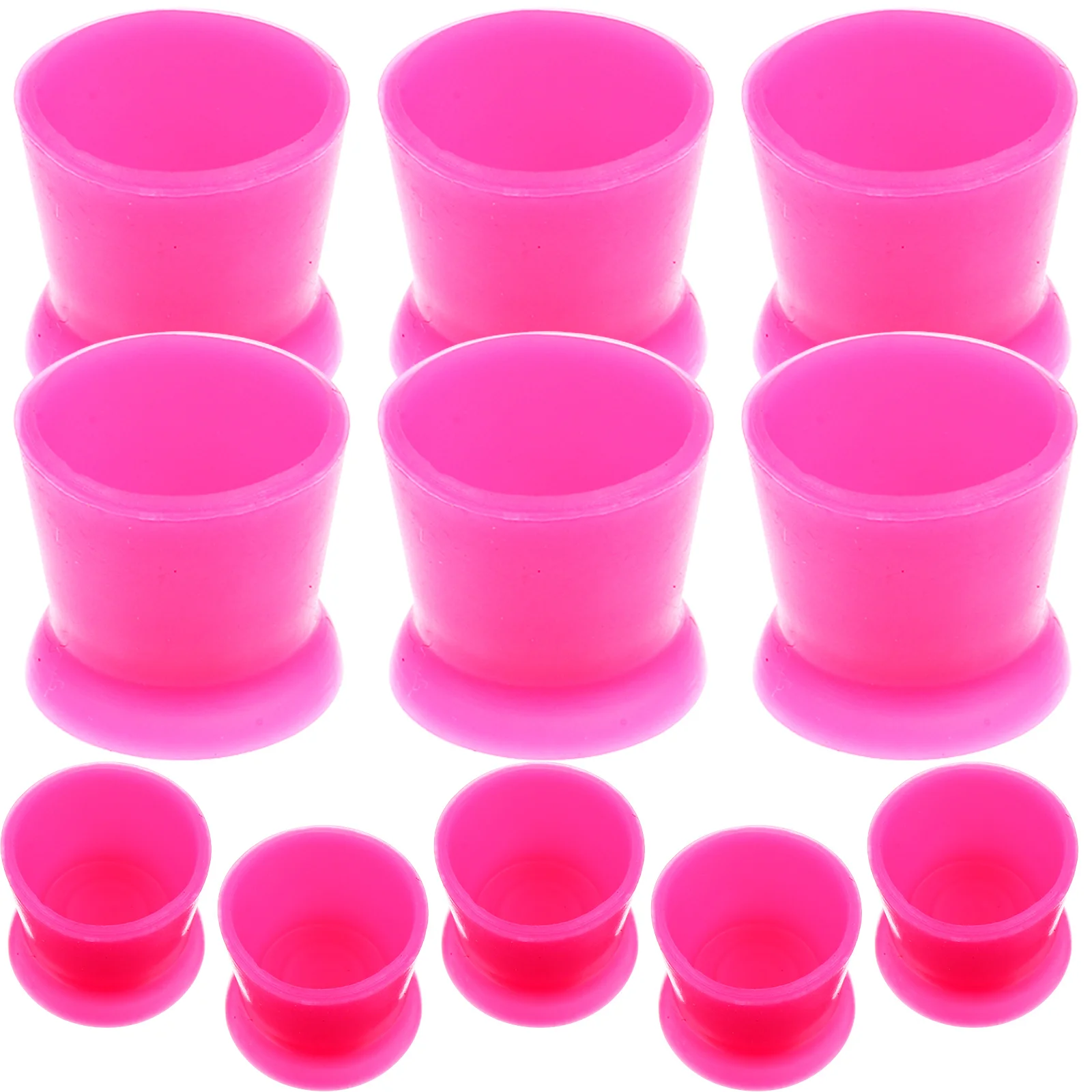 

300 шт. мини-контейнеров для тату-чернил, утолщенные емкости для пигмента с плоским дном для легкой очистки, принадлежности для татуировки, колпачки для чернил для салона