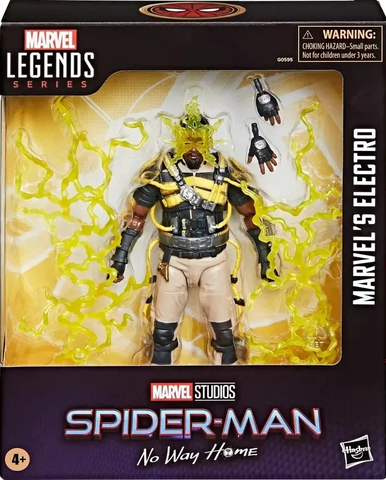 【IN STOCK】Hasbro Marvel Legends Spider-Man: No Way Home Electro 6" Action Figure, Official Collectible Toy Gift view 5
