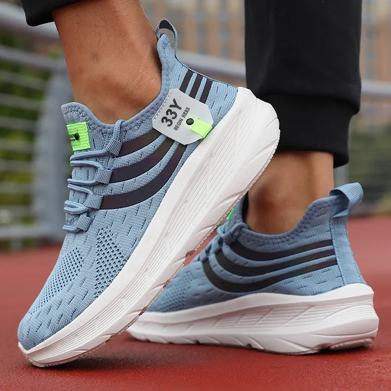 Herren Freizeitschuhe Modische und Atmungsaktive Mesh-Flachschuhe 2026 Vulkanisierte Turnschuhe für Outdoor-Laufen und -Gehen – Detail 13