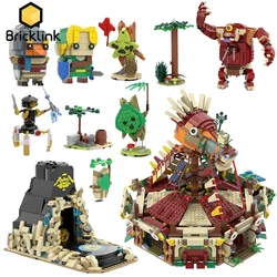 Bricklink MOC Game Zeldaed Link Hinox Keglo Seeds Action Figures Bricks Stables Shrine Architecture Set Building Blocks Kid Toys