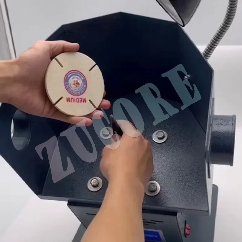 Velvet butterfly electric polishing machine flat flying saucer wheel polishing machine metal jewelry mirror polishing