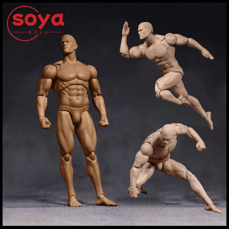 

ADAM AD02 1/12 Male Comic Brawny Joint Body 6'' Soldier Super Flexible Action Figure Articulated Doll with Head Sculpt