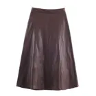 fashion leather pencil skirt