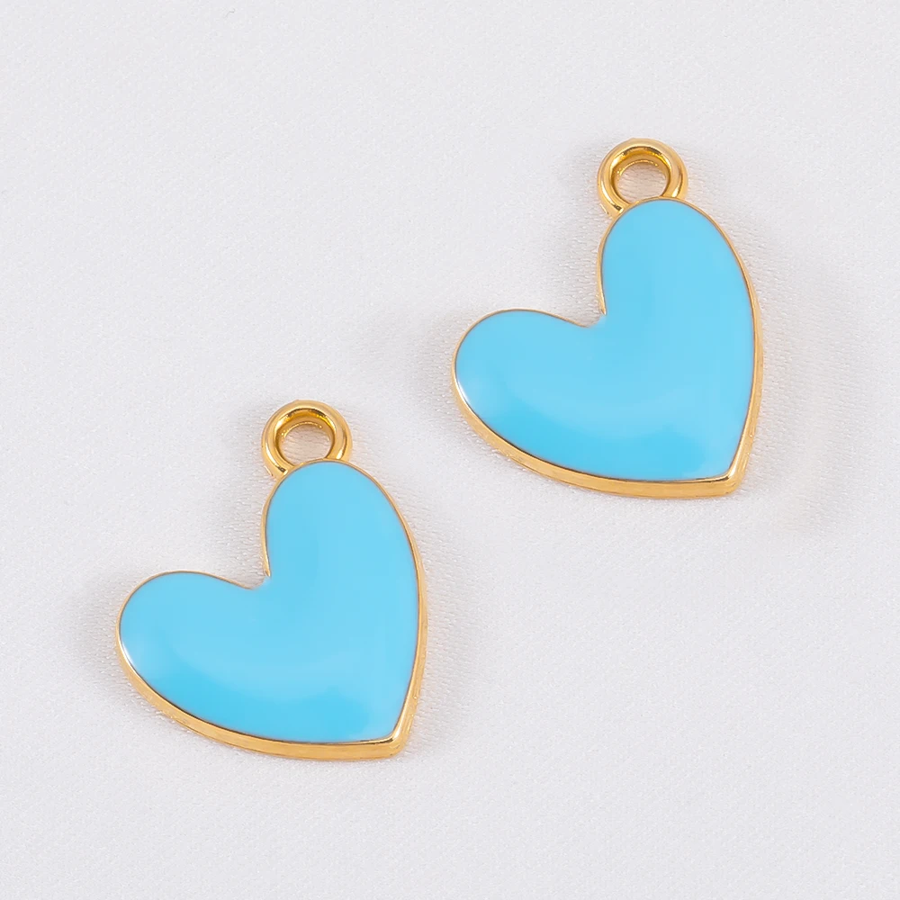 10 Stück Trend Weiße Emaille Ozean Koralle Muschel Fisch Knochen Fischschwanz Herz Charms Legierung Anhänger DIY Halskette Schlüsselanhänger Schmuckherstellung